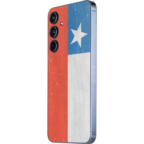 Chile Flag Distressed Galaxy A35 5G Skin